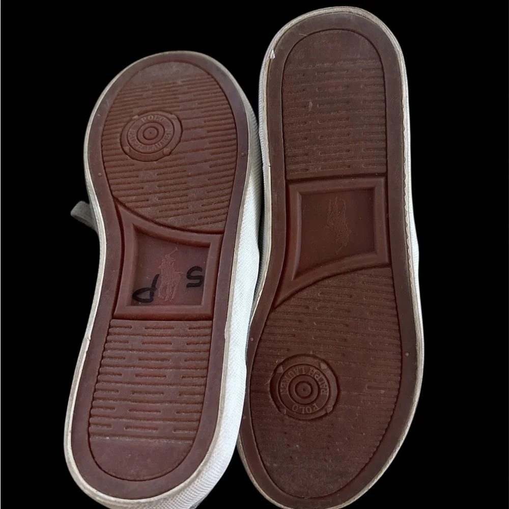 💐Ralph Lauren Gray Kids Sneakers